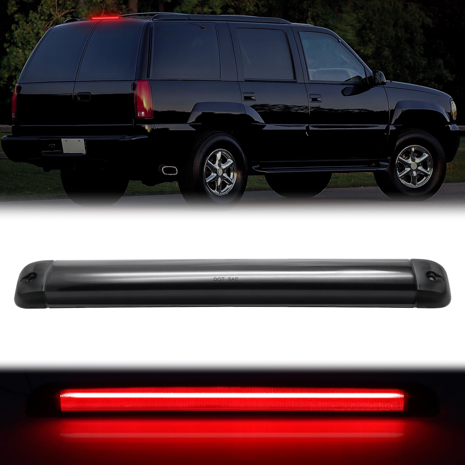 Amazon.com: AUYICH LED 3rd Third Brake Light High Mount Stop